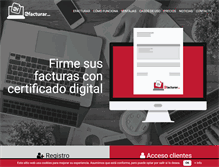 Tablet Screenshot of efacturar.com